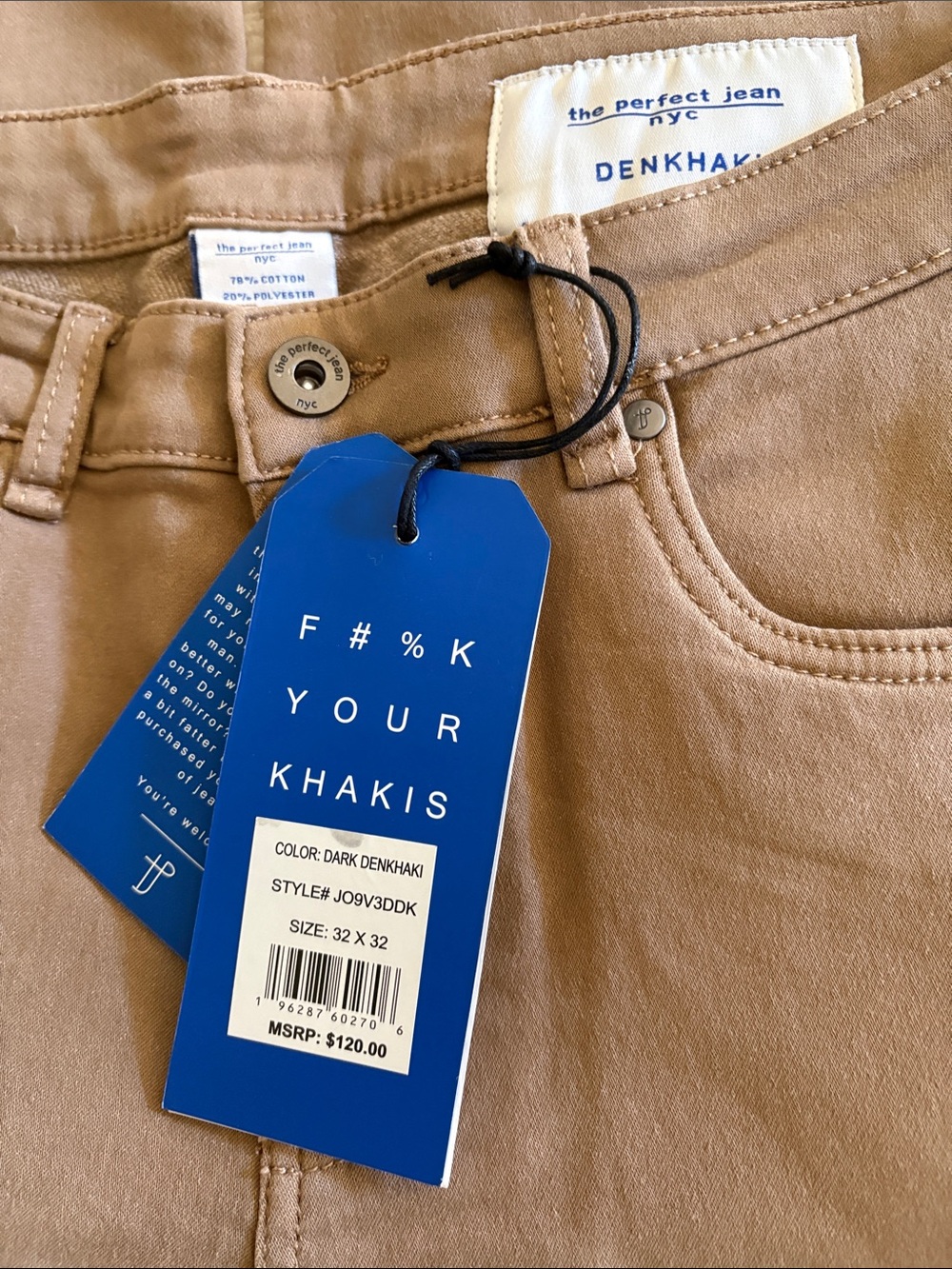 Denkhaki Athletic Fit Jeans - The Perfect Jean NYC - Picture 2 of 5